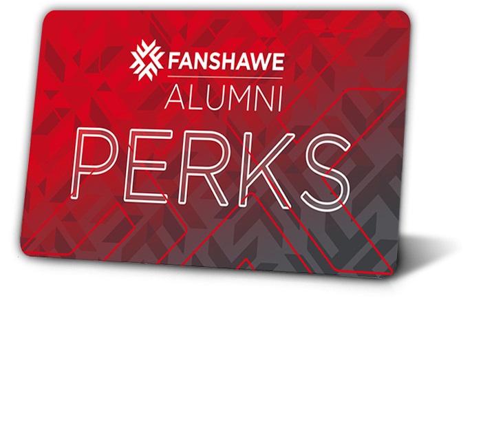 Fanshawe alumni PERKS card